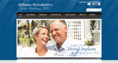 Desktop Screenshot of alabamaperiodontics.com